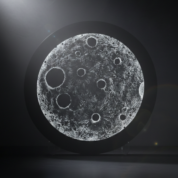 Cosmic Light – 100% Handcrafted Full Moon Lamp (35cm/70cm)