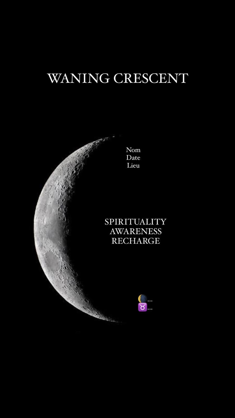 My Moon – Custom Lamp with Your Lunar Phase & Profile (35cm)