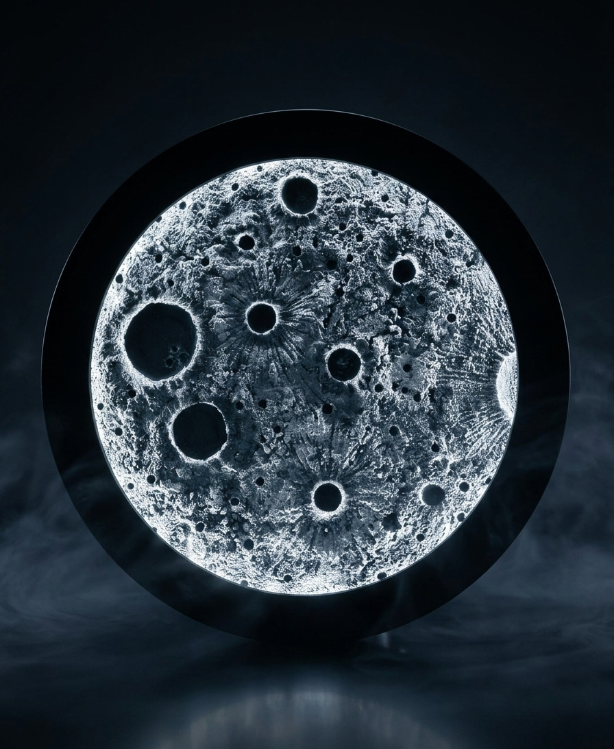 Cosmic Light – 100% Handcrafted Full Moon Lamp (35cm/70cm)