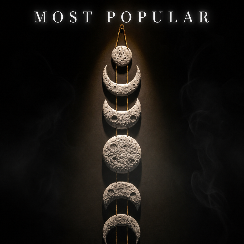 Cycles – Unique Lunar Wall Art Inspired by the Moon’s Phases (15*90cm)
