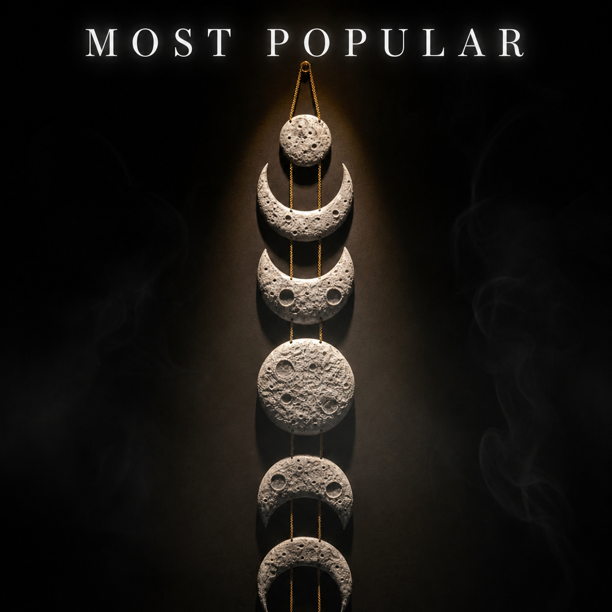 Cycles – Unique Lunar Wall Art Inspired by the Moon’s Phases (15*90cm)