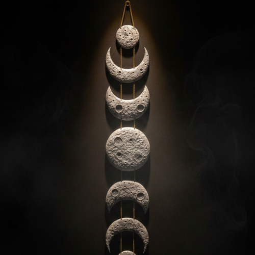 Cycles – Unique Lunar Wall Art Inspired by the Moon’s Phases (15*90cm)